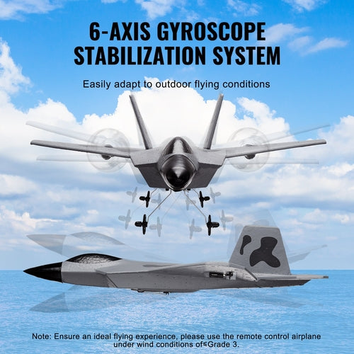 RC Plane, 2.4GHZ 2 Channel Remote Control Airplane with 6-Axis Gyro